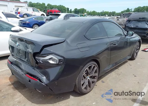 2023 BMW 230 I z USA, uszkodzony, nr VIN 3MW23CM03P8D67418